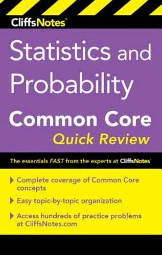 Cliffsnotes Statistics and Probability Common Core Quick Review by Alikhani