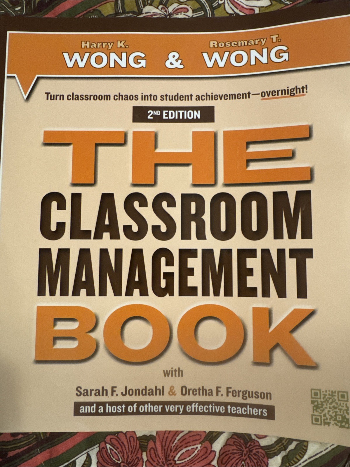 Classroom Management Book by Rosemary T. Wong & Harry K. Wong (2018, Paperback)