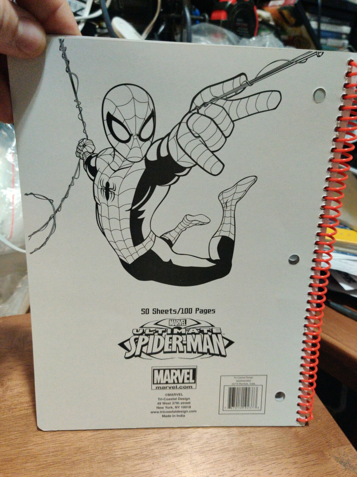 Ultimate SPIDERMAN Spiral Notebook 50 sheets/100 pages