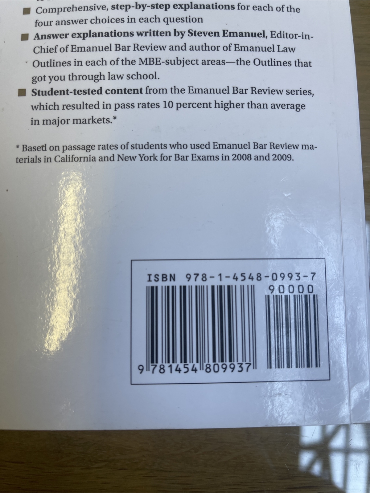 Bar Review Ser.: Strategies and Tactics for the MBE 2 by Steven L. Emanuel…