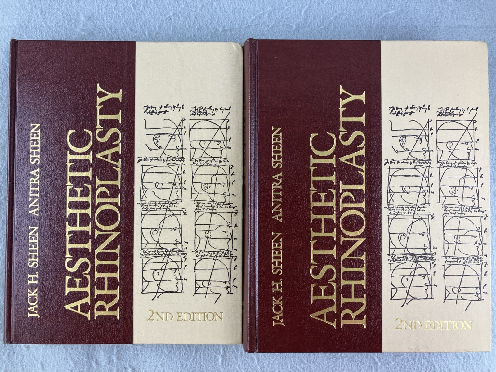 Aesthetic Rhinoplasty 2 volume set, Jack Sheen and A.Peebles, Plastic Surgery