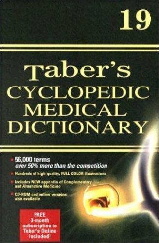 Taber’s Cyclopedic Medical Dictionary by Donald Venes