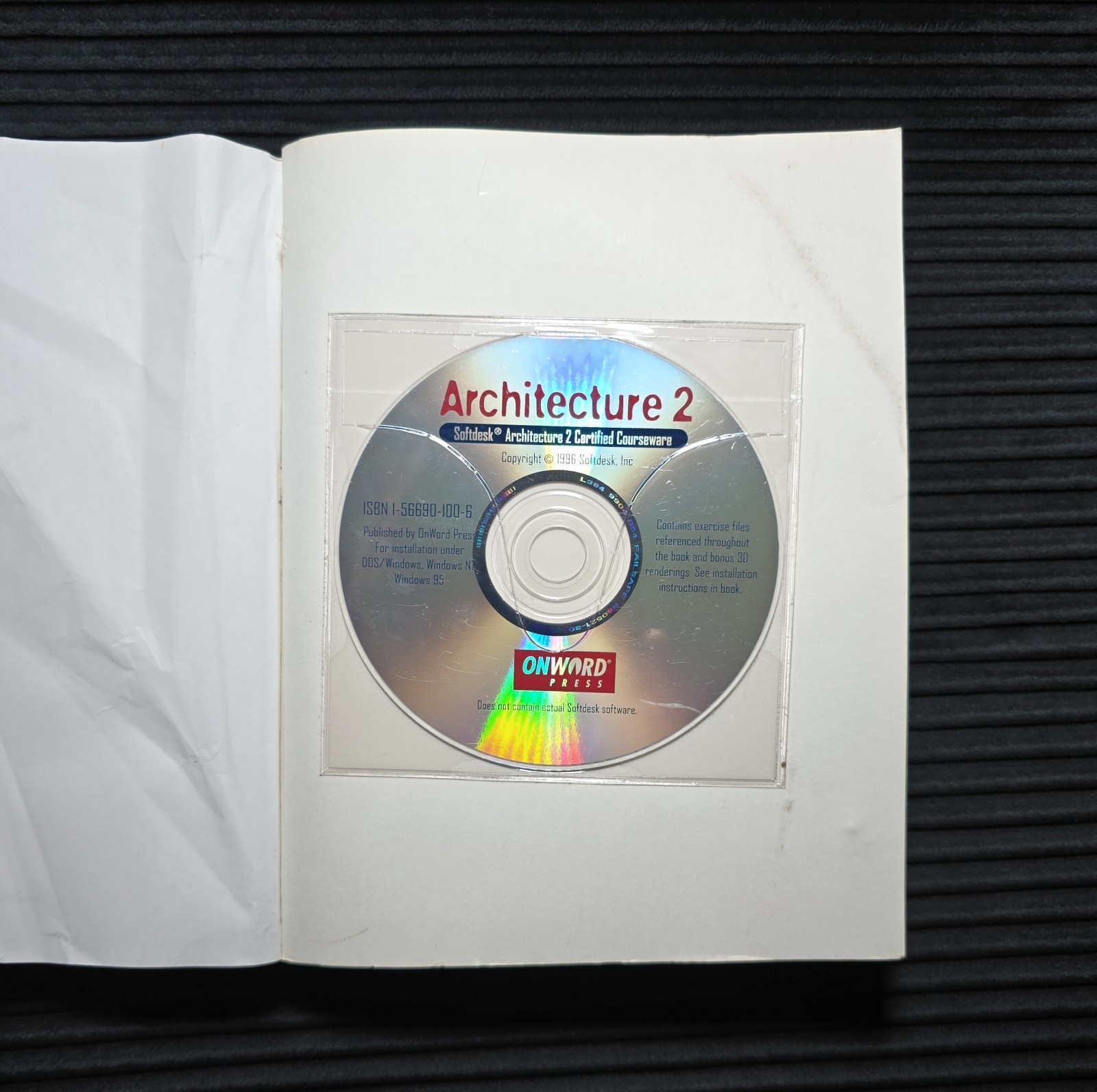 Softdesk Architectural Book 1 & 2 With Unused CD’s – Onward Press (Decent Cond.)