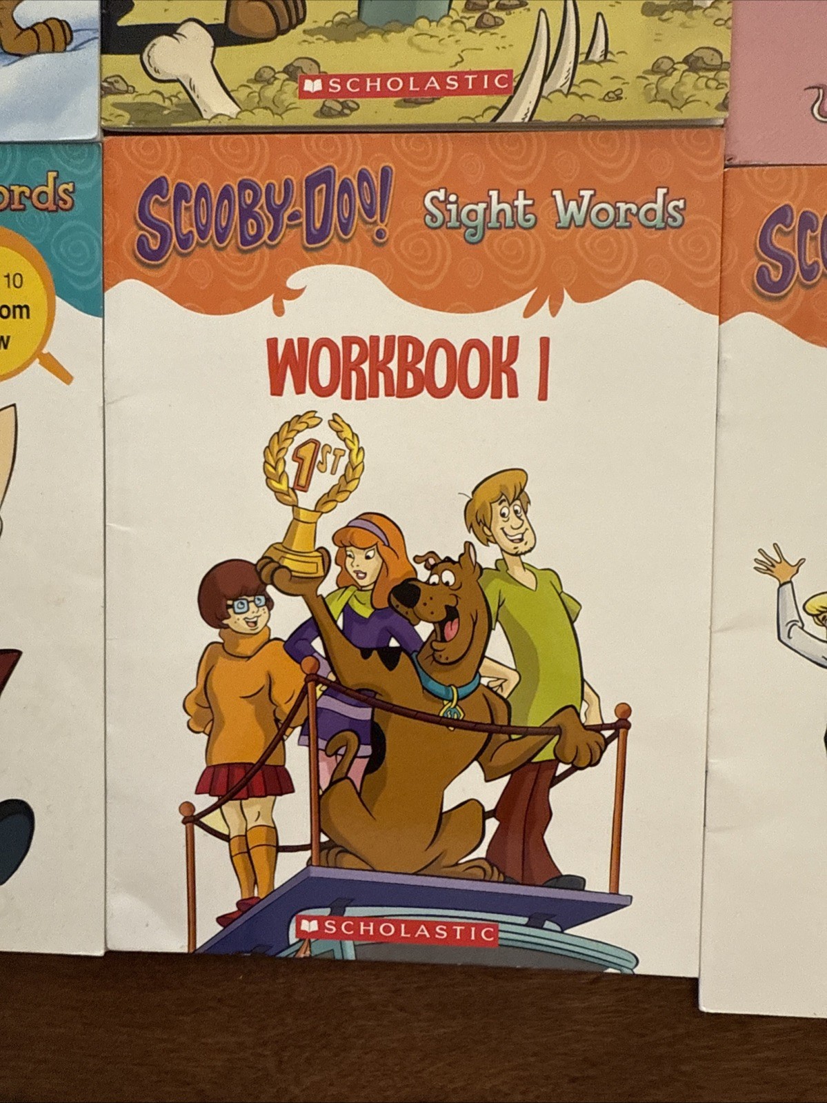 Scholastic Scooby Doo Learn To Read Sight Words Books 1-10 & 2 Workbooks Kids Ed