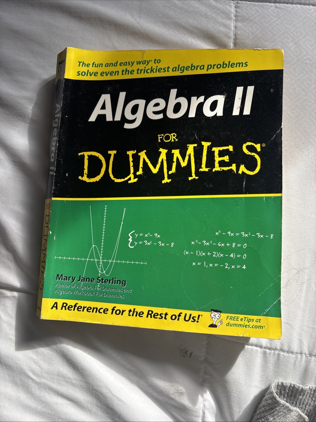 Algebra II Workbook for Dummies by Mary Jane Sterling (2007, Perfect)