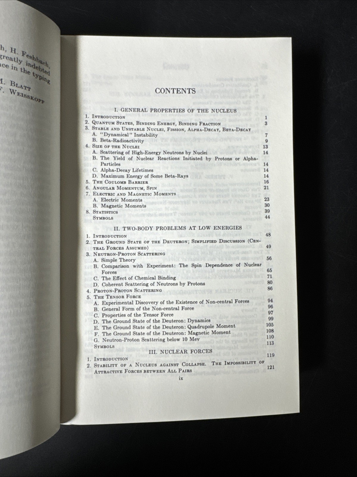 Theoretical Nuclear Physics by John Blatt