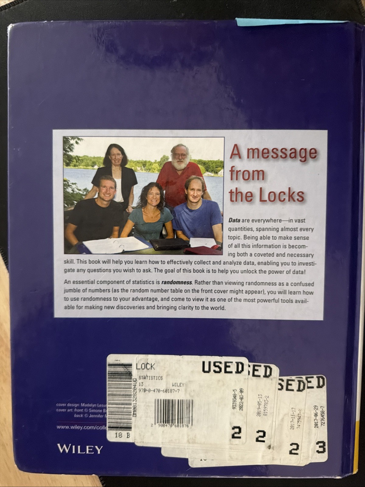 Statistics : Unlocking the Power of Data Hardcover