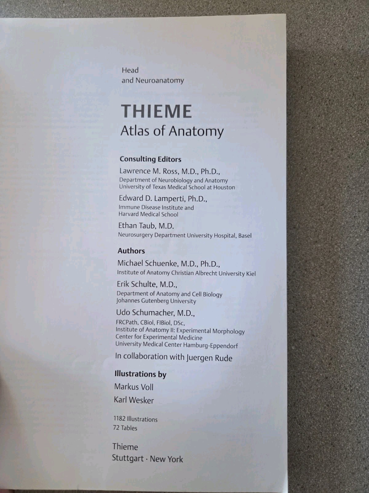 Thieme Atlas of Anatomy Ser.: Head and Neuroanatomy by Erik Schulte, Lawrence…