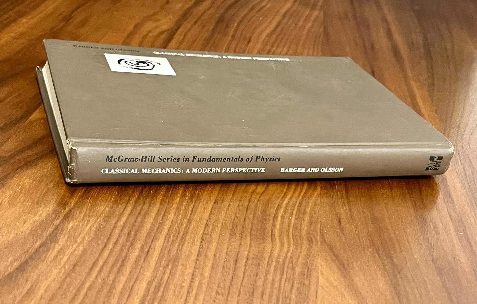 Classical Mechanics : A Modern Perspective by Barger & Olsson – HC – 1973