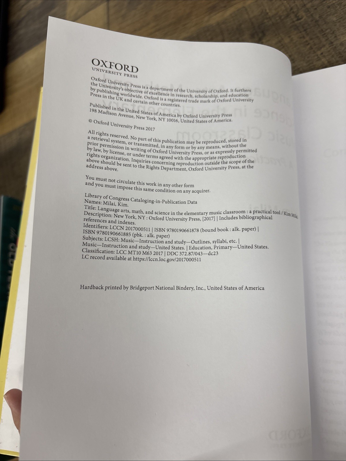Language Arts, Math, and Science in the Elementary Music Classroom : A Practi…