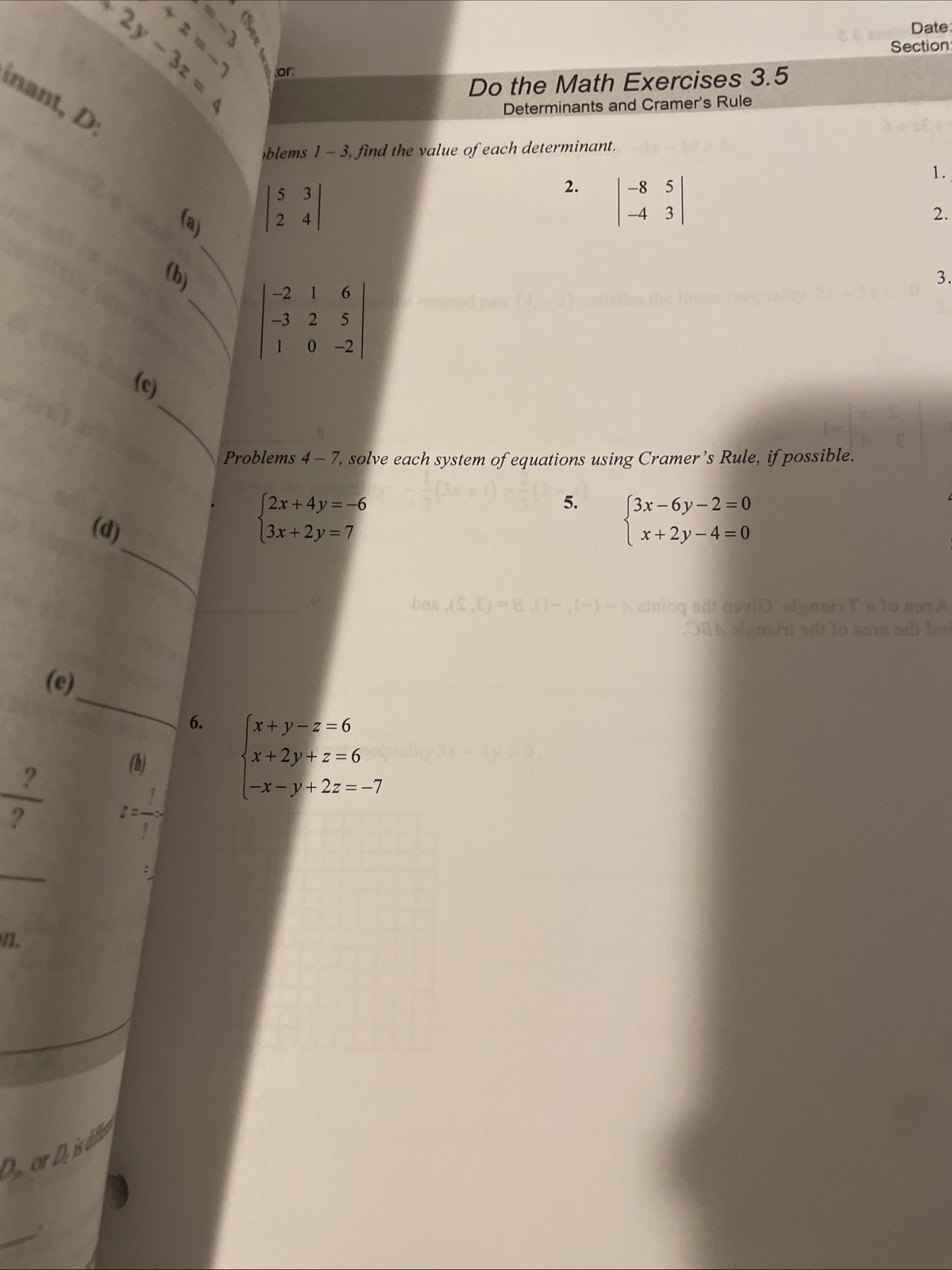 Do the Math Workbook for Intermediate Algebra by Michael Sullivan III and…