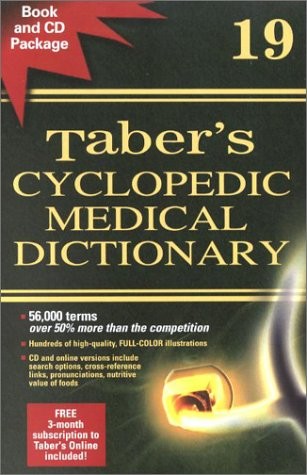 TABER’S CYCLOPEDIC MEDICAL DICTIONARY (INDEXED VERSION, By Donald Venes Mint