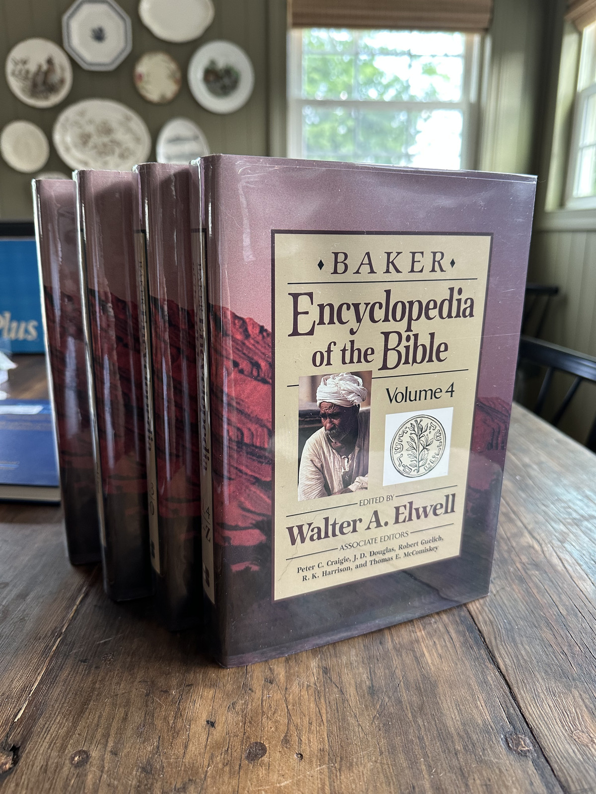Baker Encyclopedia of the Bible (4 Volume Set) HC/DJ VG by Walter A Elwell