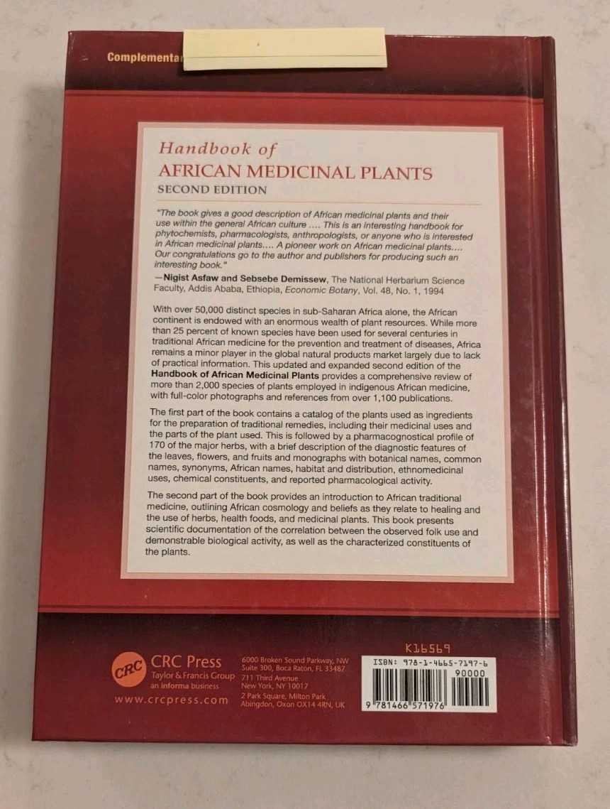 Handbook of African Medicinal Plants