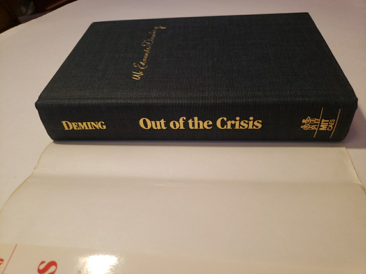 Out of the Crisis by Deming, W. Edwards HC Book