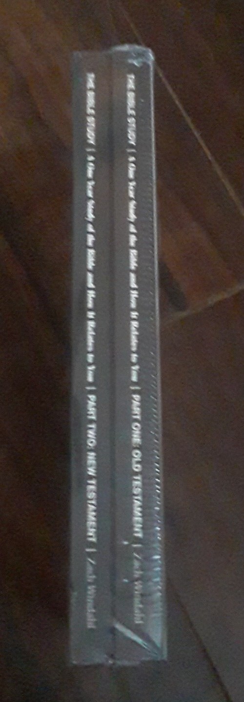 THE BIBLE STUDY Books Parts One & Two New & Old Testament by Zach Windahl New!!