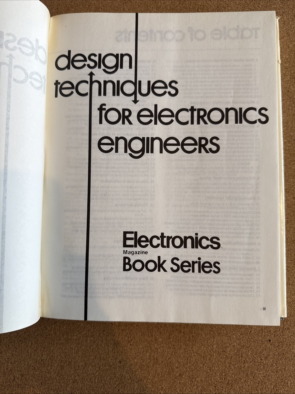 Design techniques for electronics engineers (Electronics book series) Vintage