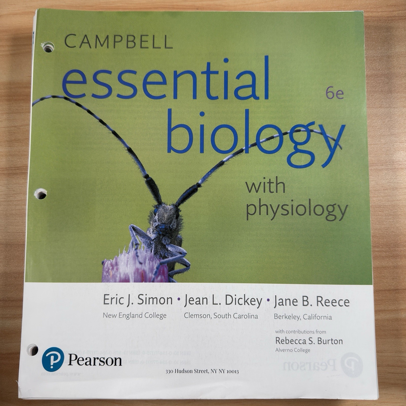 Campbell Essential Biology – Loose Leaf, by Simon, Dickey, Reece – Good