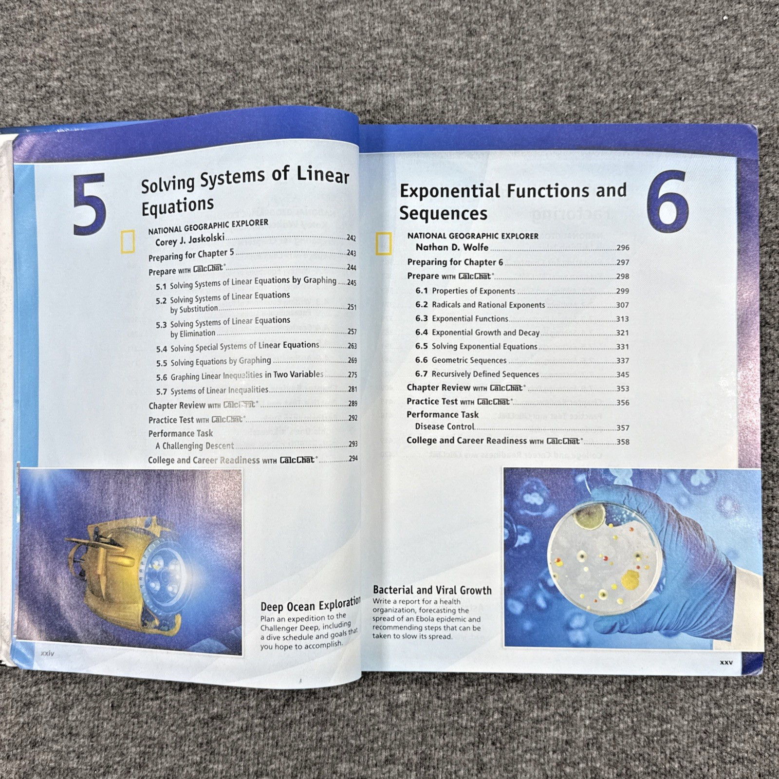 Big Ideas Algebra 1 with CalcChat CalcView Textbook, Practice Workbook Test Prep