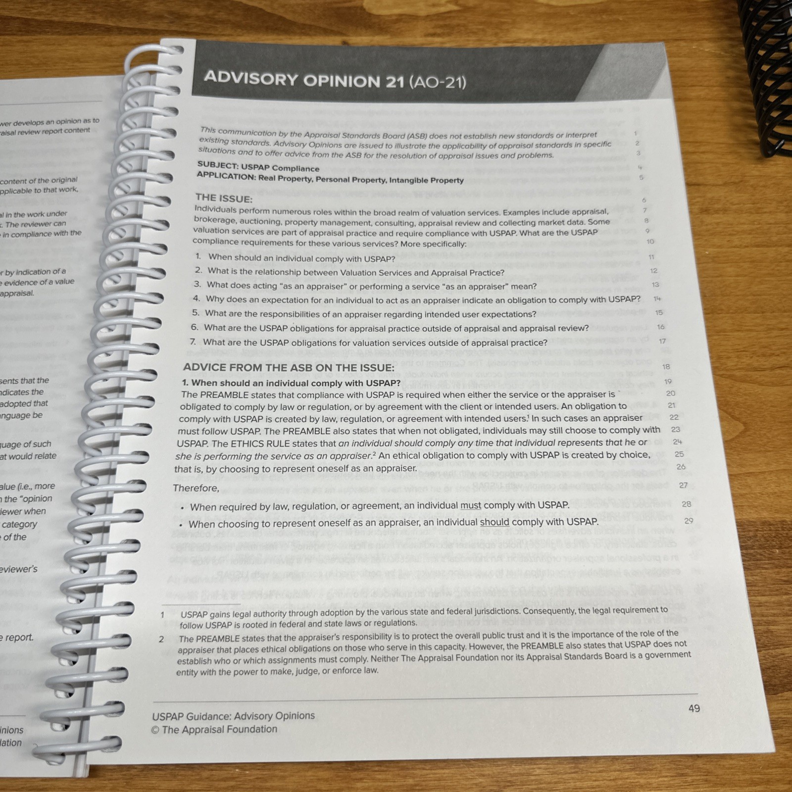The Appraisal Foundation USPAP Guidance and Reference Manual 2024 Edition Clean