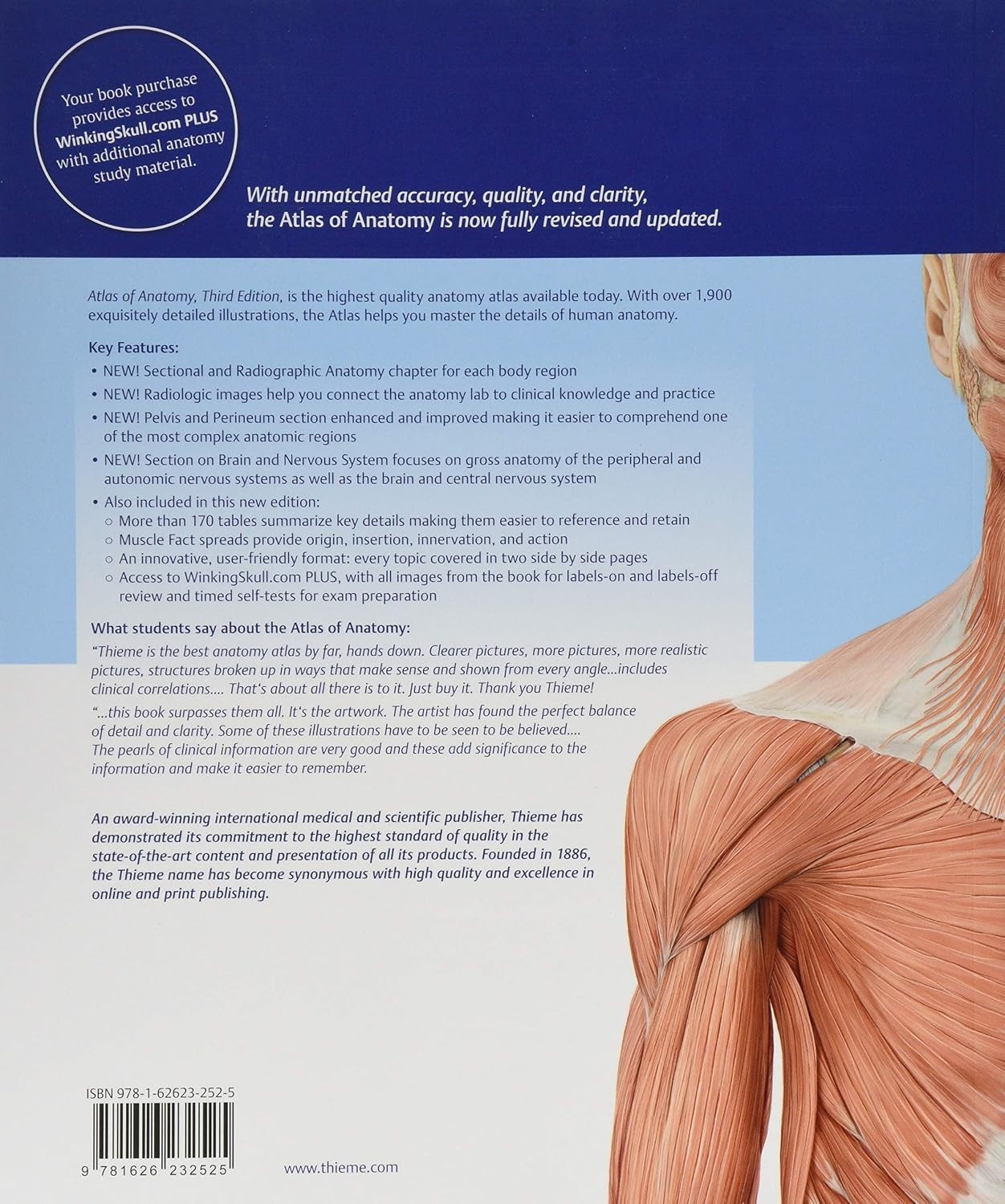 Thieme Anatomy Ser.: Atlas of Anatomy by Brian R. MacPherson, 3rd Edition V GOOD