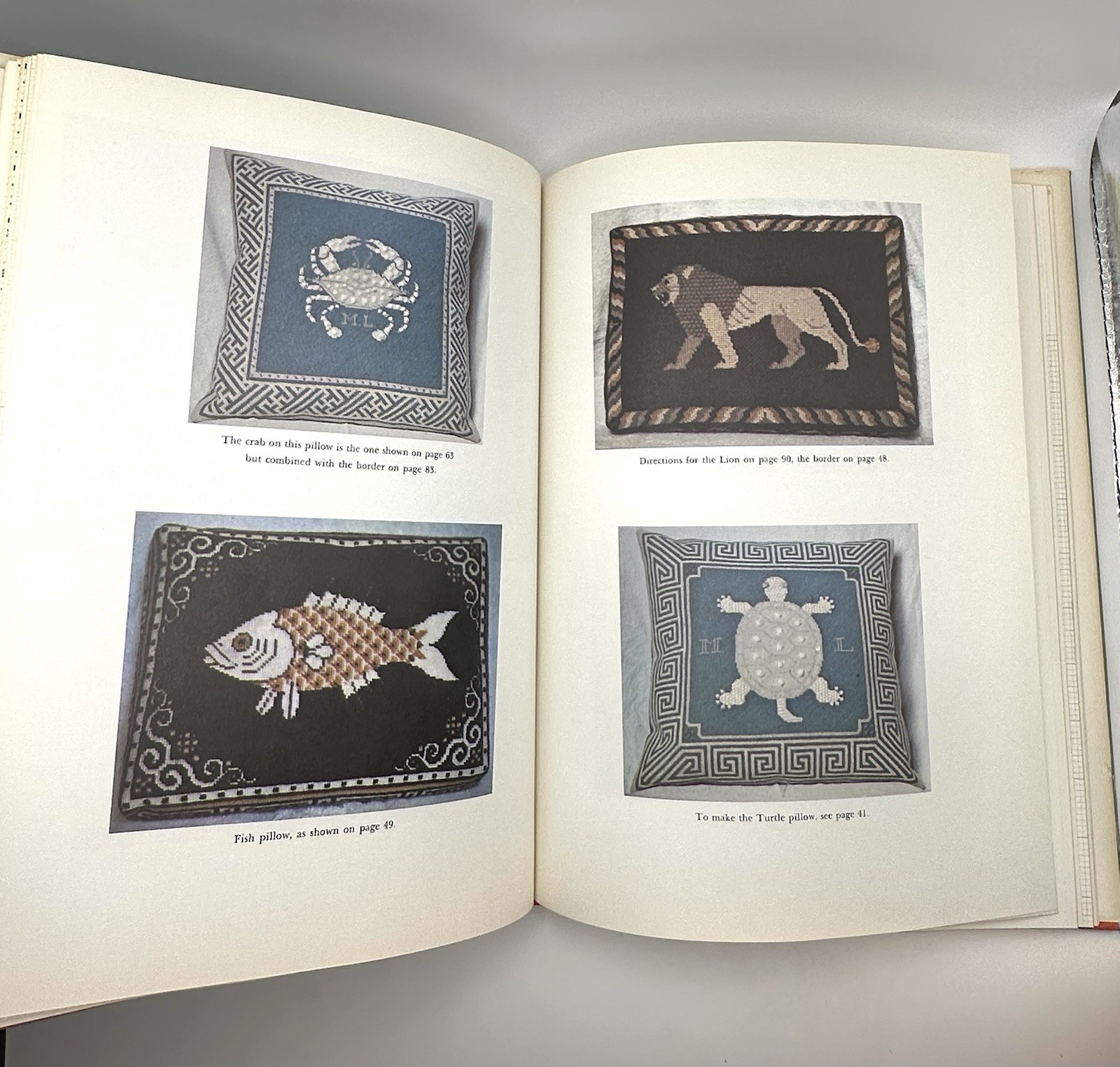 Needlepoint Book Lot Needlepoint by Design Hardcover Maggie Lane Vintage Craft