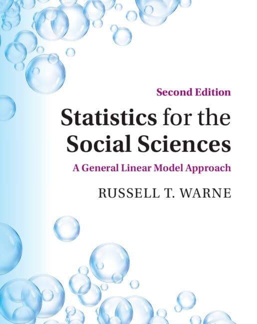 Statistics for the Social Scie – Hardcover – VERY GOOD