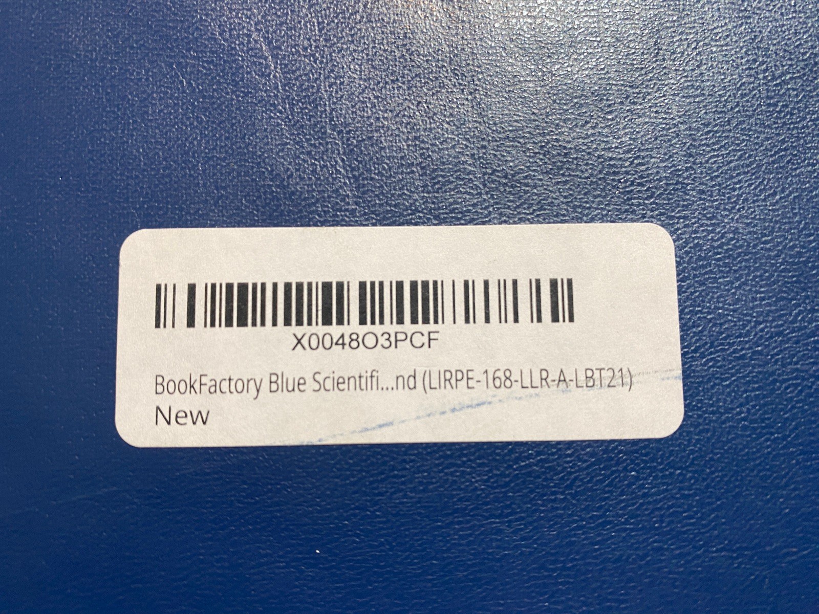 2x BookFactory Blue Scientific Notebook 84 Pages Each Hard Cover Blue Lab Notebo
