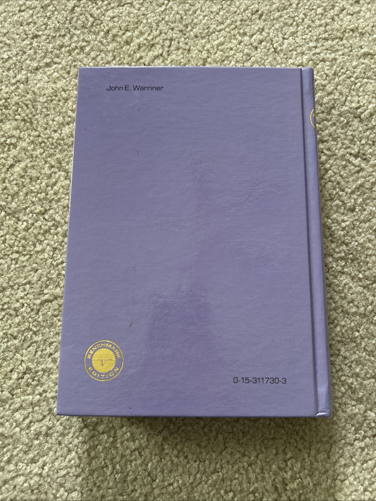 John E. Warriner English Composition and Grammar Introductory Course Benchmark E
