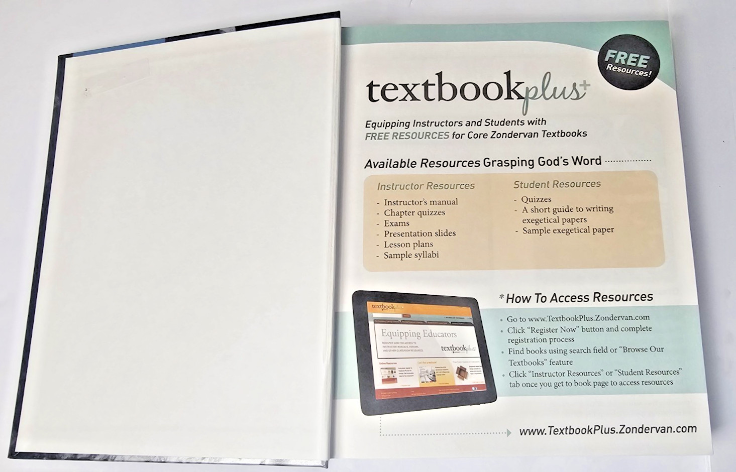 Grasping God’s Word A Hands-On Approach to Reading Interpreting LIKE NEW 3rd Ed