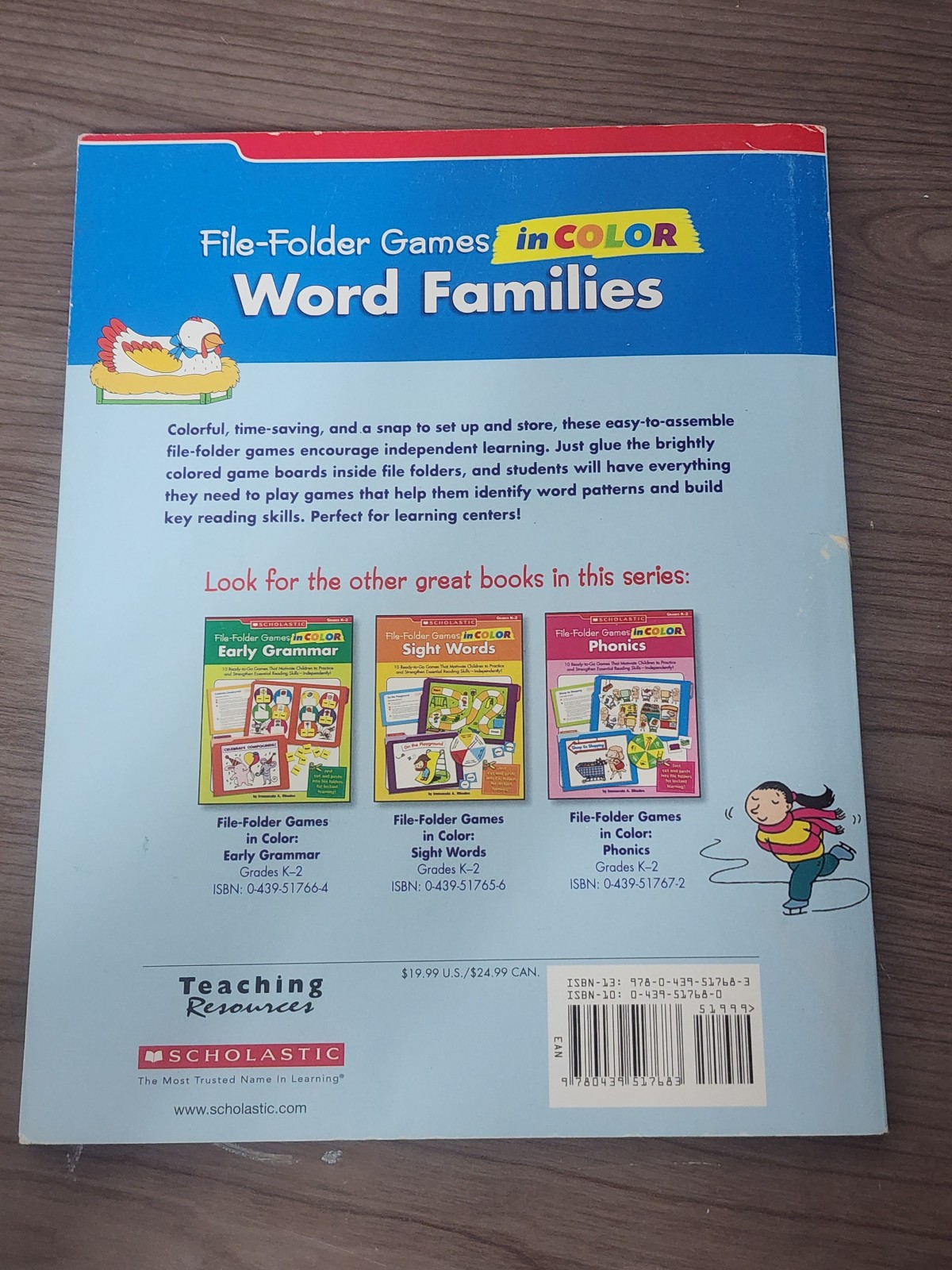 🕮 A11~File-Folder Games in Color: Phonics: 10 Ready-to-Go Games That Motivate