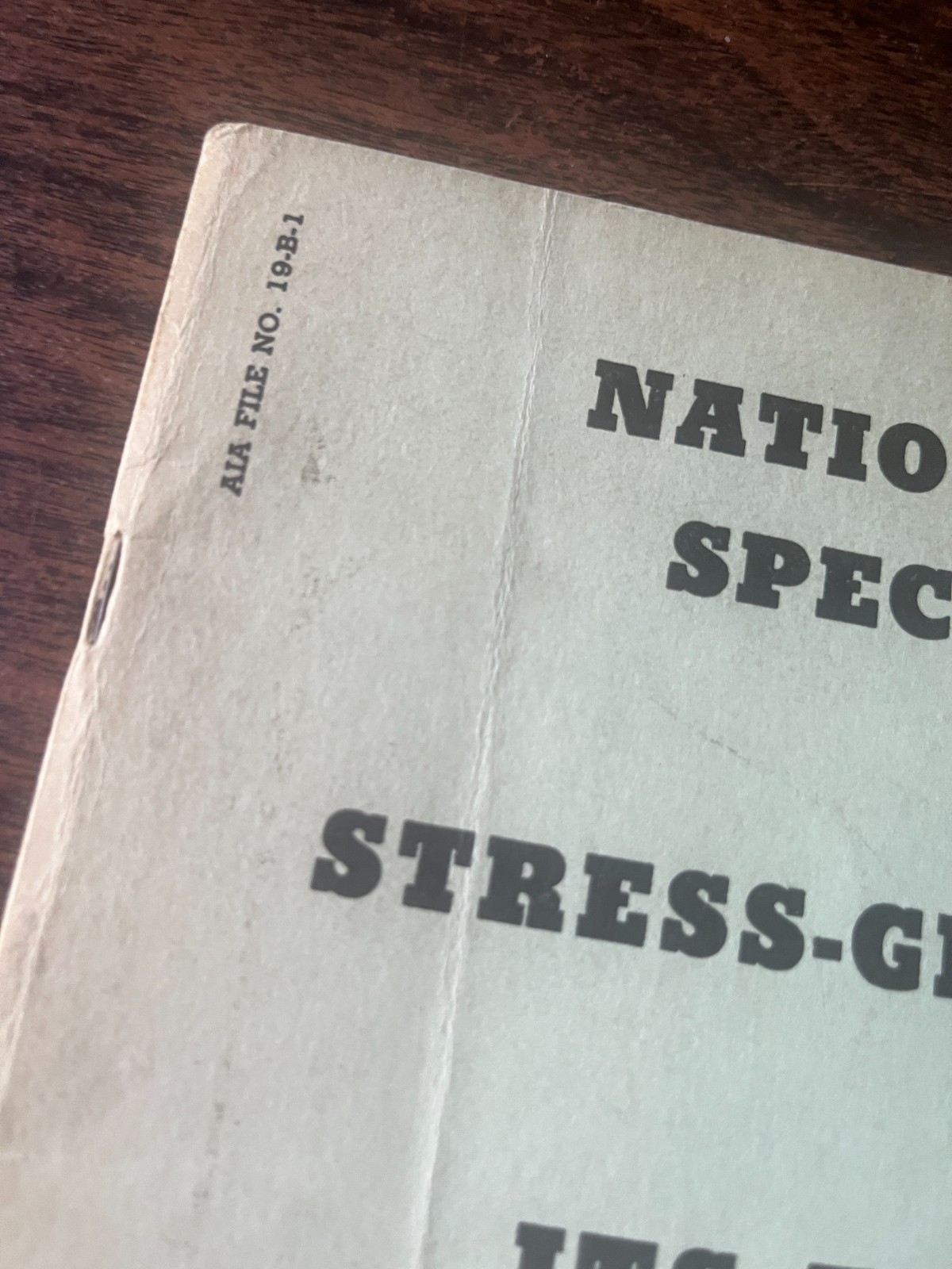 Vintage National Design Specification for Stress-Grade Lumber and.. 1957 Edition
