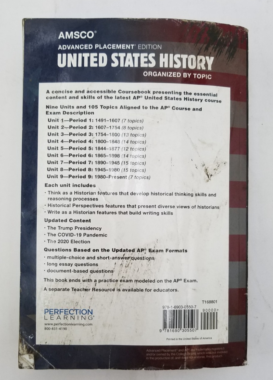 Advanced Placement Edition United States History 4th Ed.-9781690305507