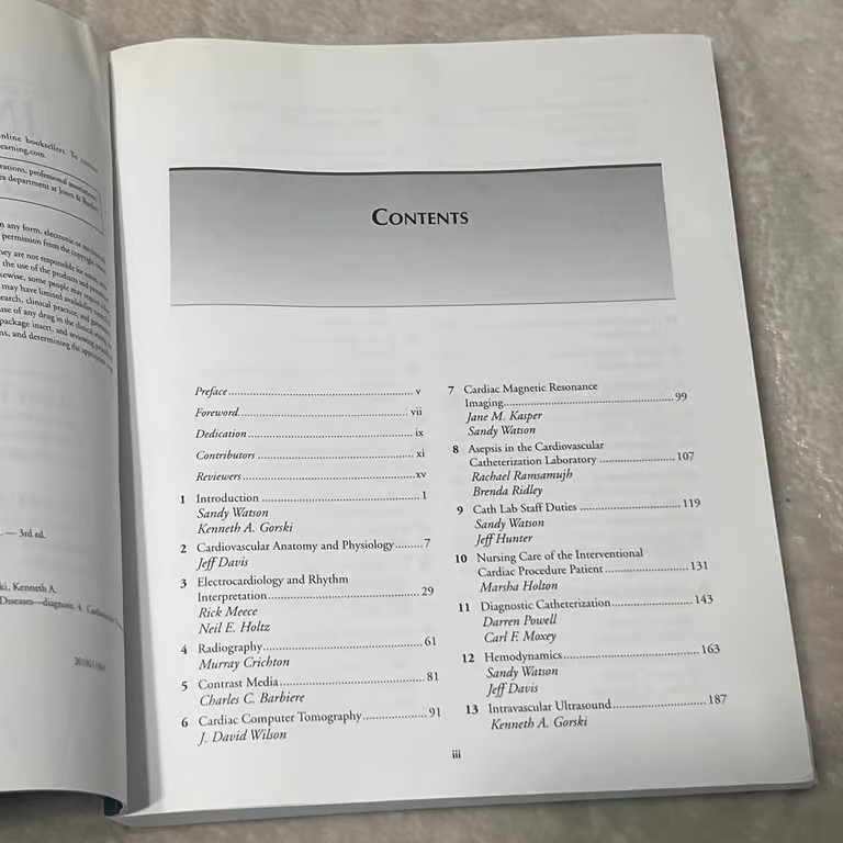 Invasive Cardiology A Manual For Cath Lab Personnel Textbook 3rd Ed 2011