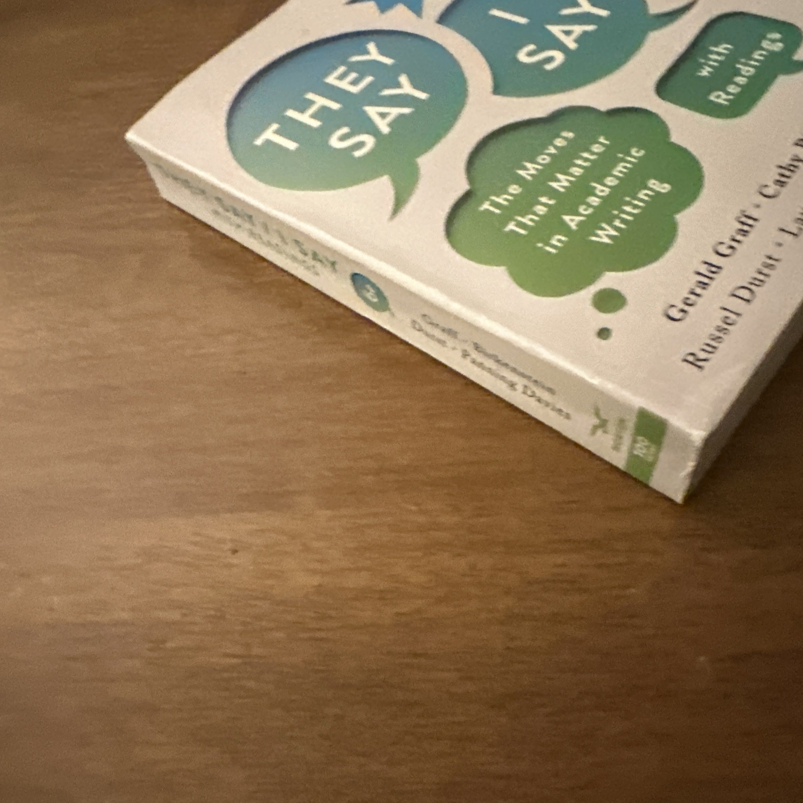 They Say / I Say: The – Paperback, by Graff Gerald; Birkenstein -PROMPT SHIPPING