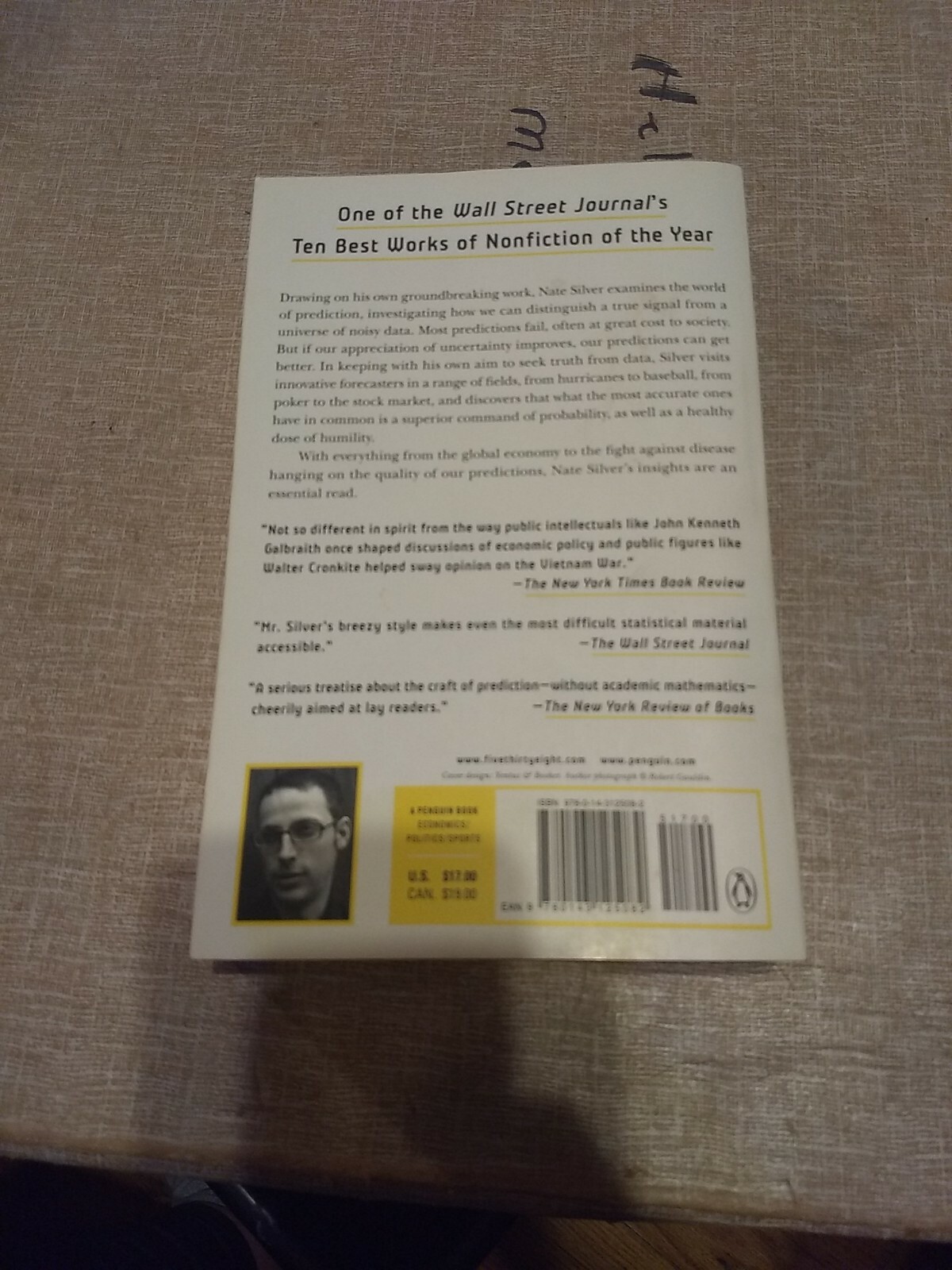The Signal and the Noise: Why So Many Predictions Fail.. by Nate Silver