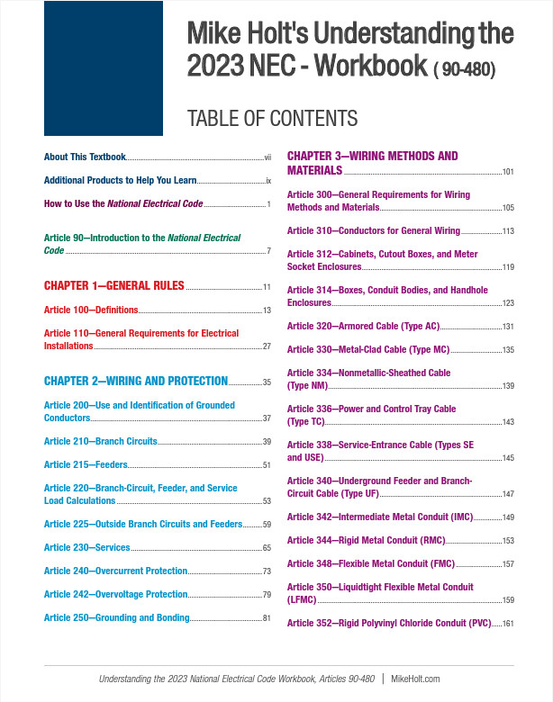 Mike Holt’s 2023 Journeyman Supreme Exam Prep DVD Library