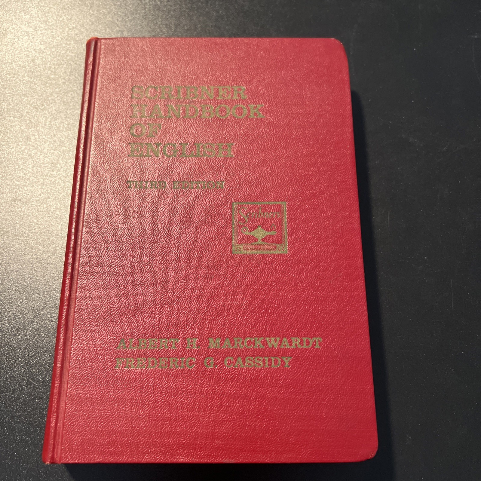 Scribner Handbook Of English Third Edition 1960 Vintage Cassidy & Marckwardt