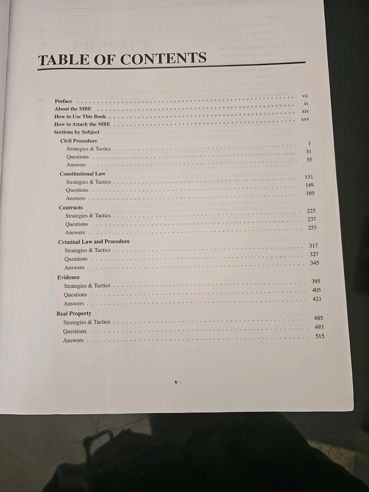 Strategies & Tactics for the MBE (Seventh Edition) – Bar Review – LIKE NEW