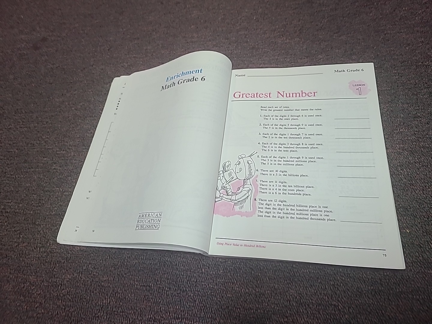 Enrichment Gifted Math-Reading Gr 5-6 by American Education Publishing