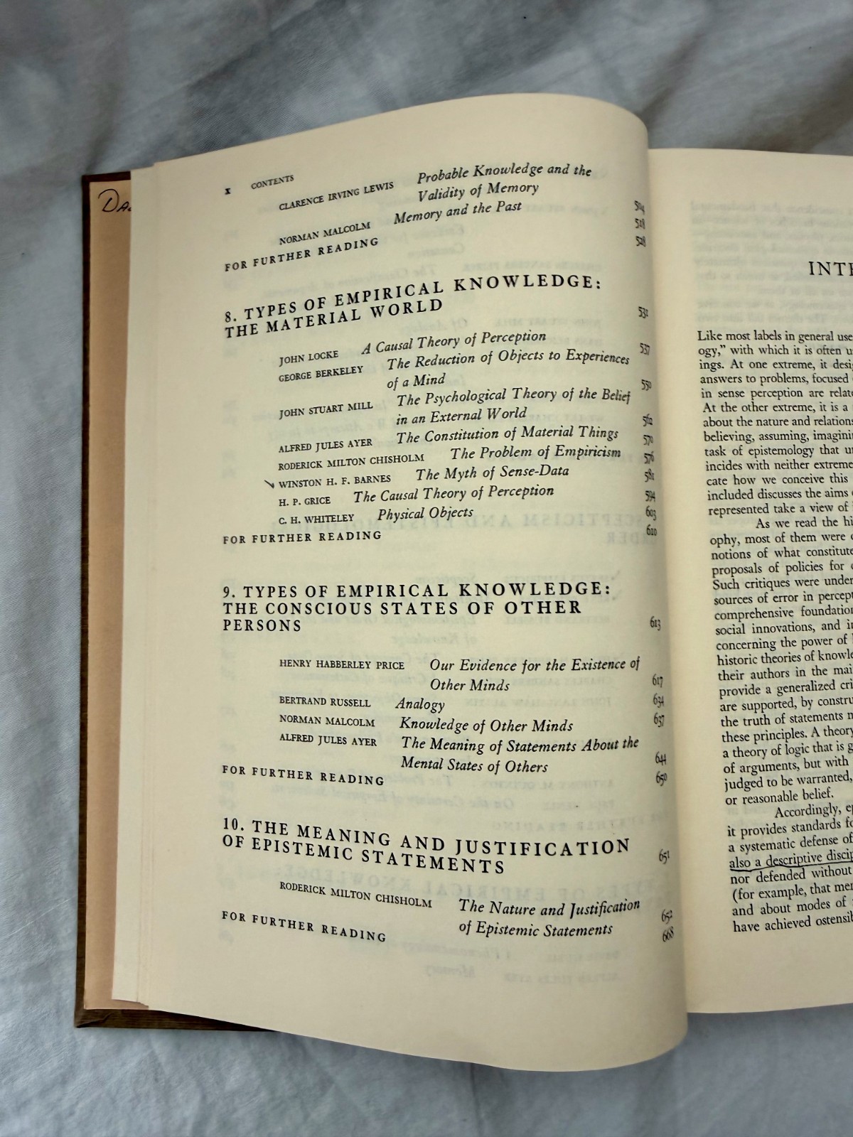 Meaning and Knowledge Systematic Readings in Epistemology 1965 Nagel and Brandt