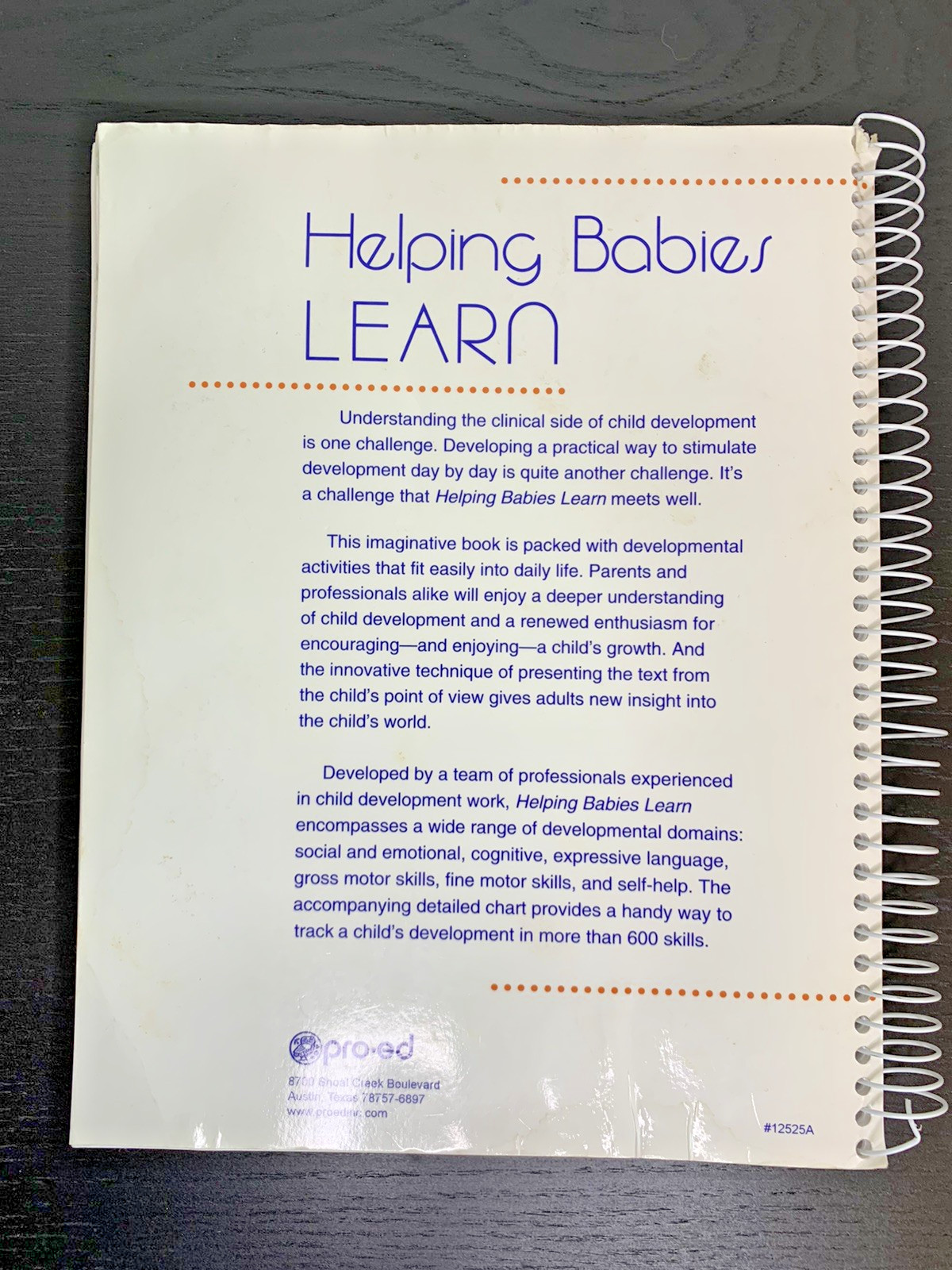 Helping Babies LEARN: Developmental Profiles and Activities for Infants…Furuno