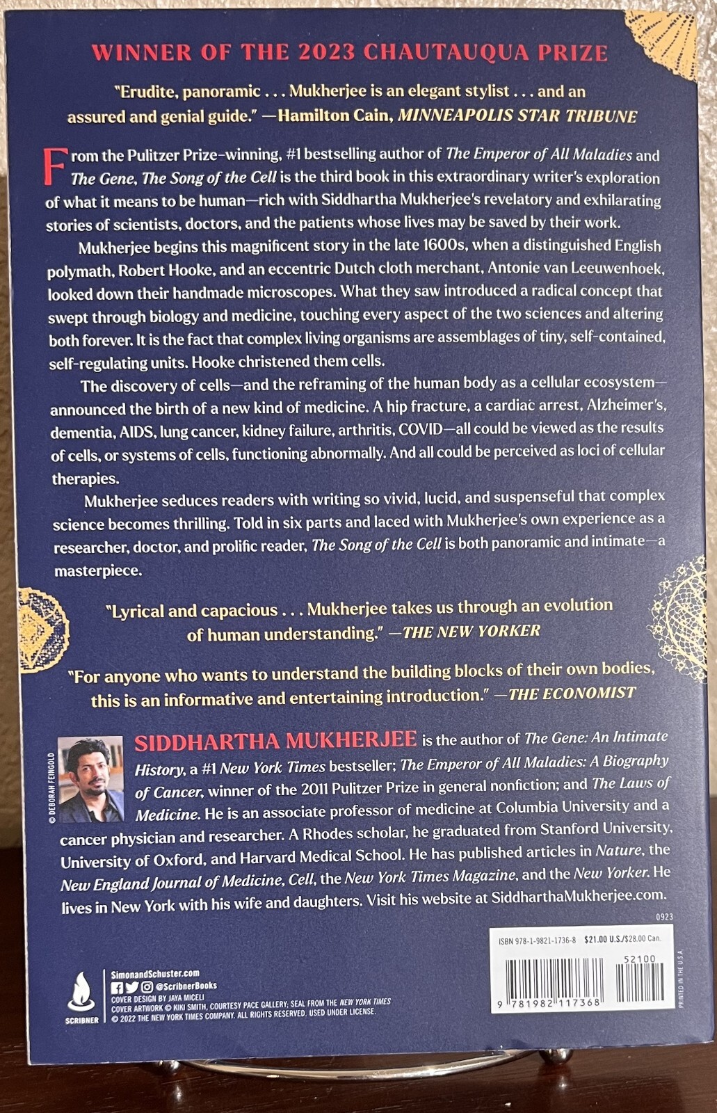 THE SONG OF THE CELL by Siddhartha Mukherjee (2023, Trade Paperback) First Print