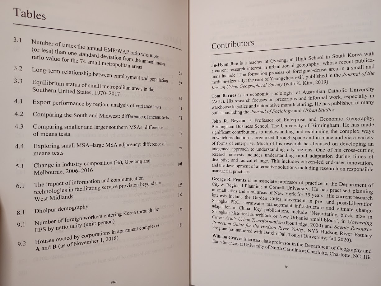 Ordinary Cities Bryson Kalafsky Vanchan Urban Geography US UK Asia Case Studies