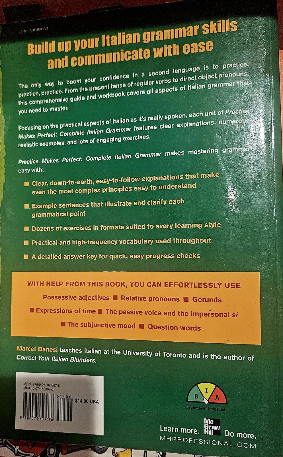 Beginner to Intermediate Italian Study Set – Practice Makes Perfect + Usborne
