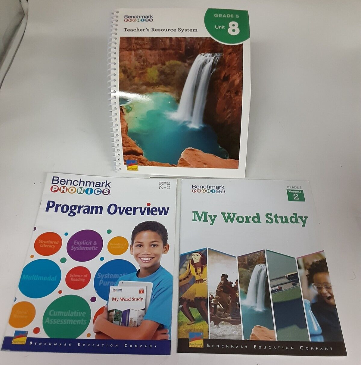 Benchmark Phonics Teacher Resource Gr 5 Unit 8+program overview+MyWord StudyVol2
