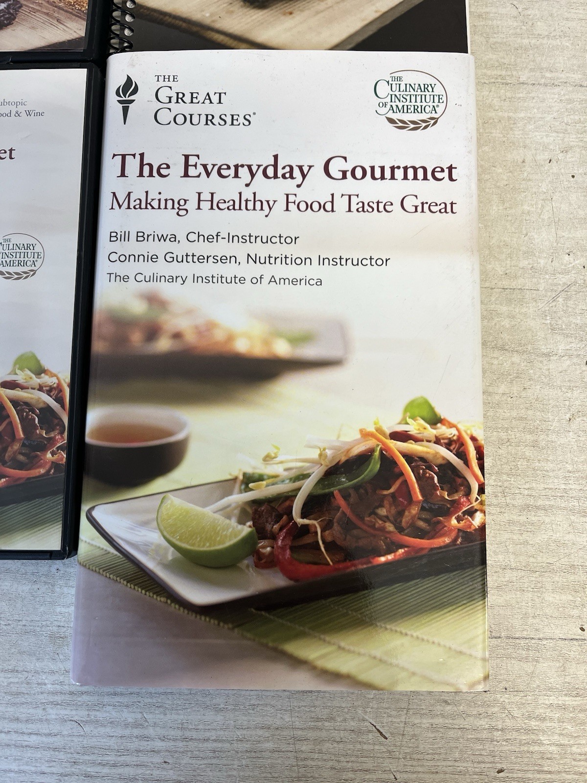 2 x The Everyday Gourmet The Great Courses Book & DVD Cooking New