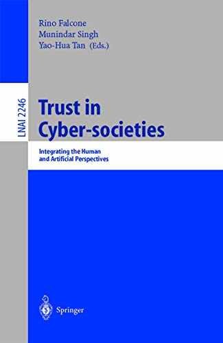 Trust in Cyber-societies: – Paperback, by Falcone Rino; Singh – New x