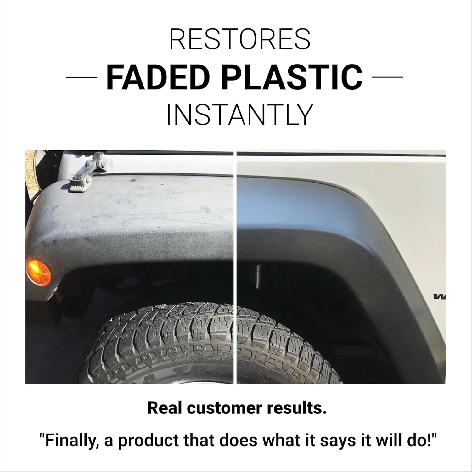 Rubber Vinyl Plastic Restorer 8 Oz Long Lasting Protection Against Elements