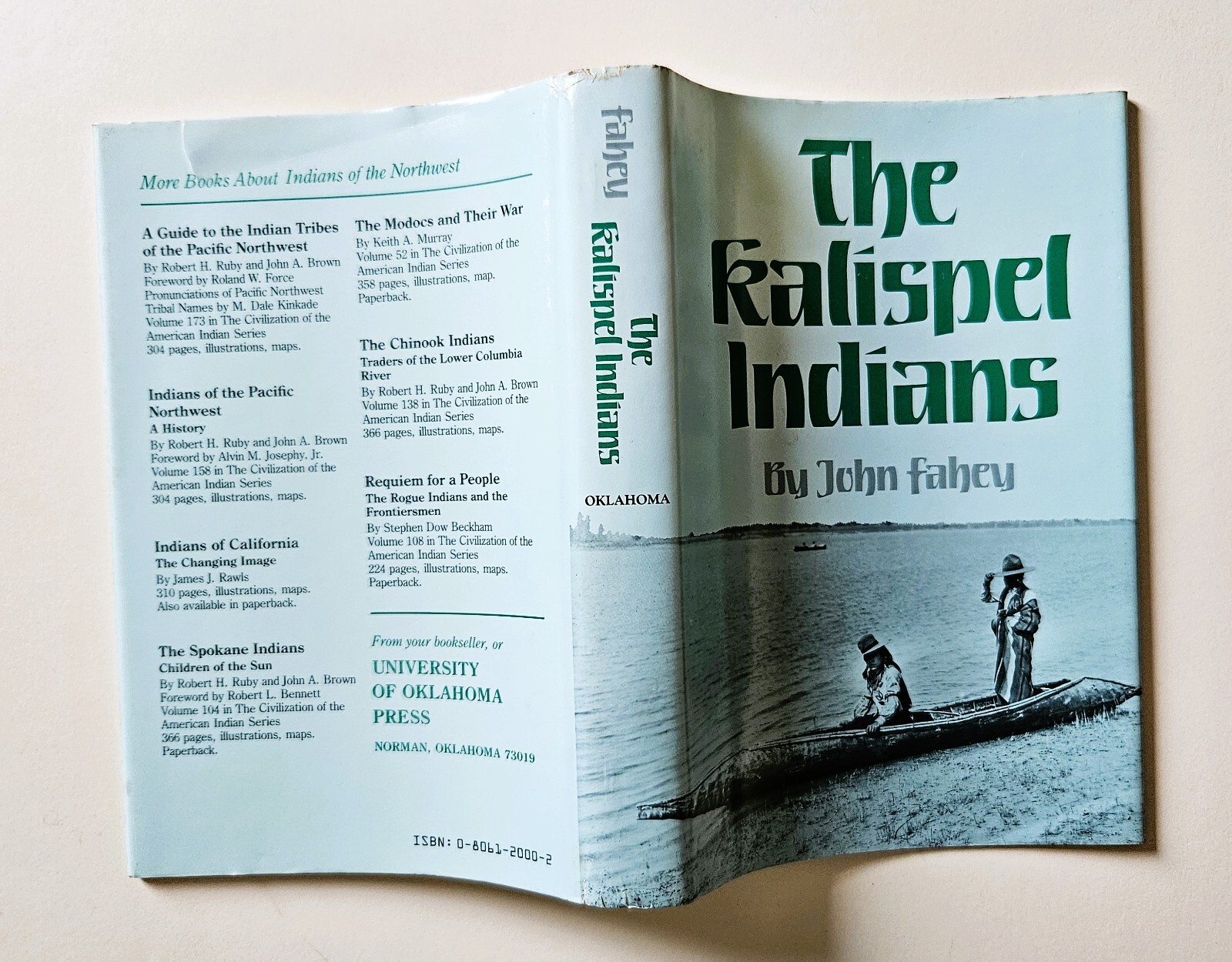 The Kalispel Indians by John Fahey (Hardback, 1986 First Ed) Very Good